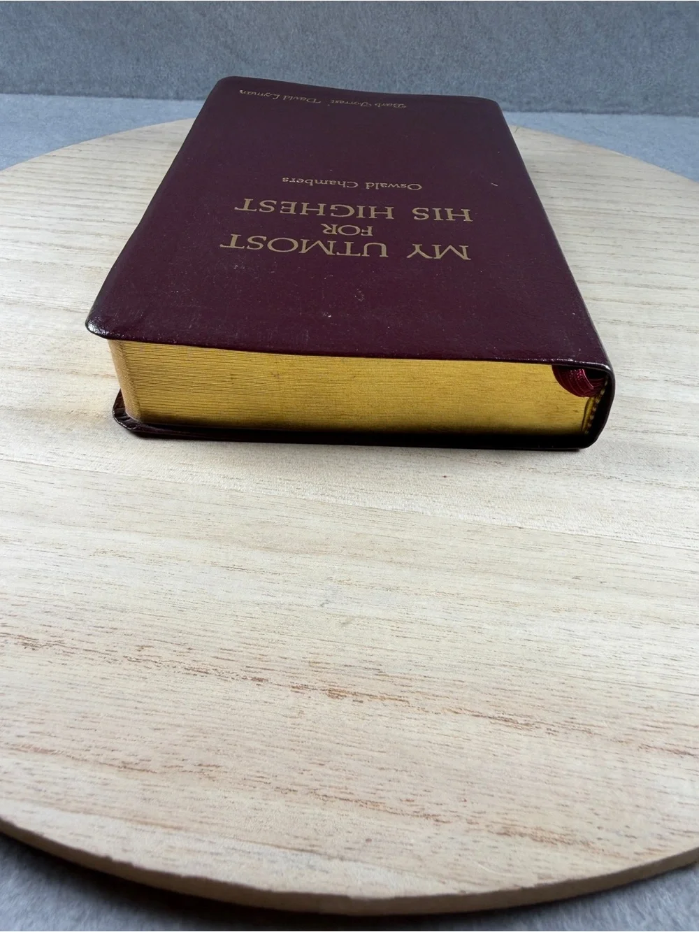 My Utmost For His Highest by Oswald Chambers (Flexible Leather) 1963